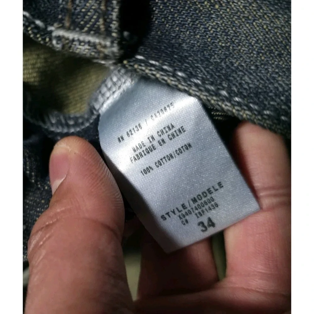 Y2K‎ GUESS Jeans New Oldstock Mens Size *Fits 35 x 32 Bootcut Denim Pants Wide